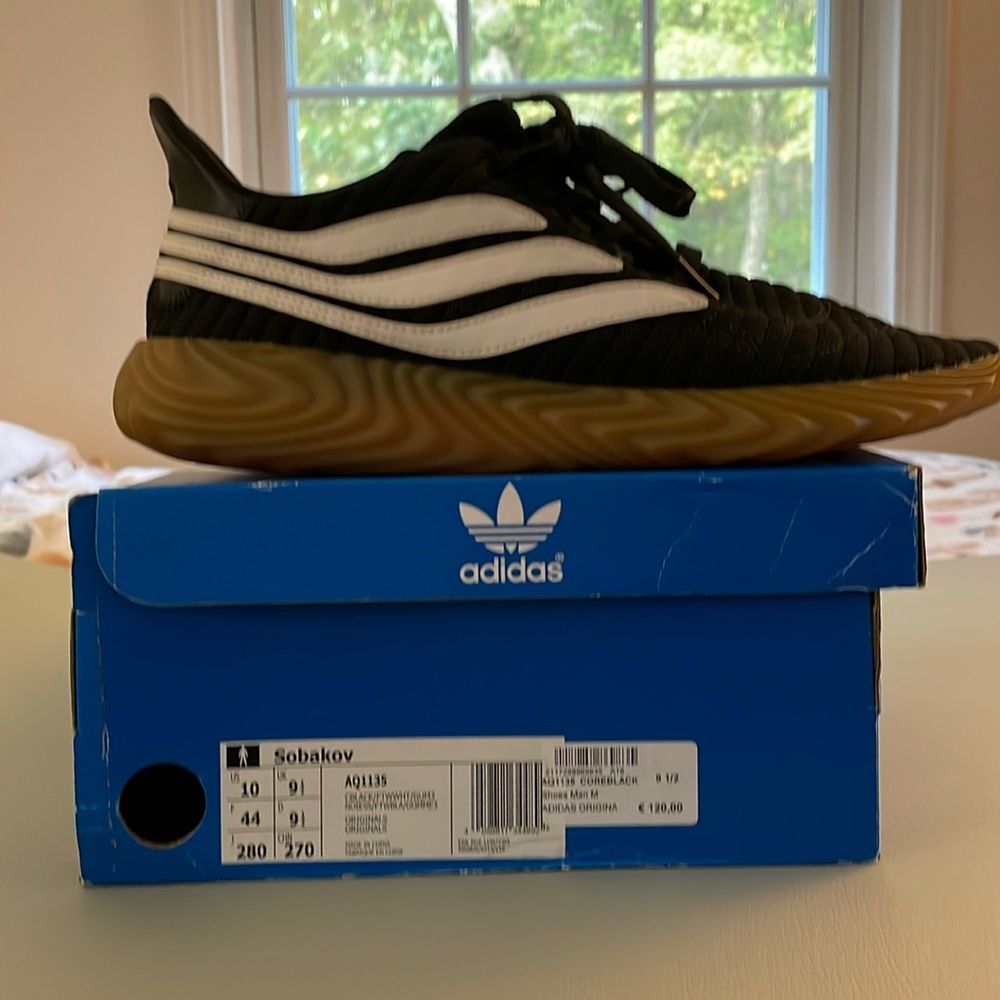 Adidas Sobakov black sneakers